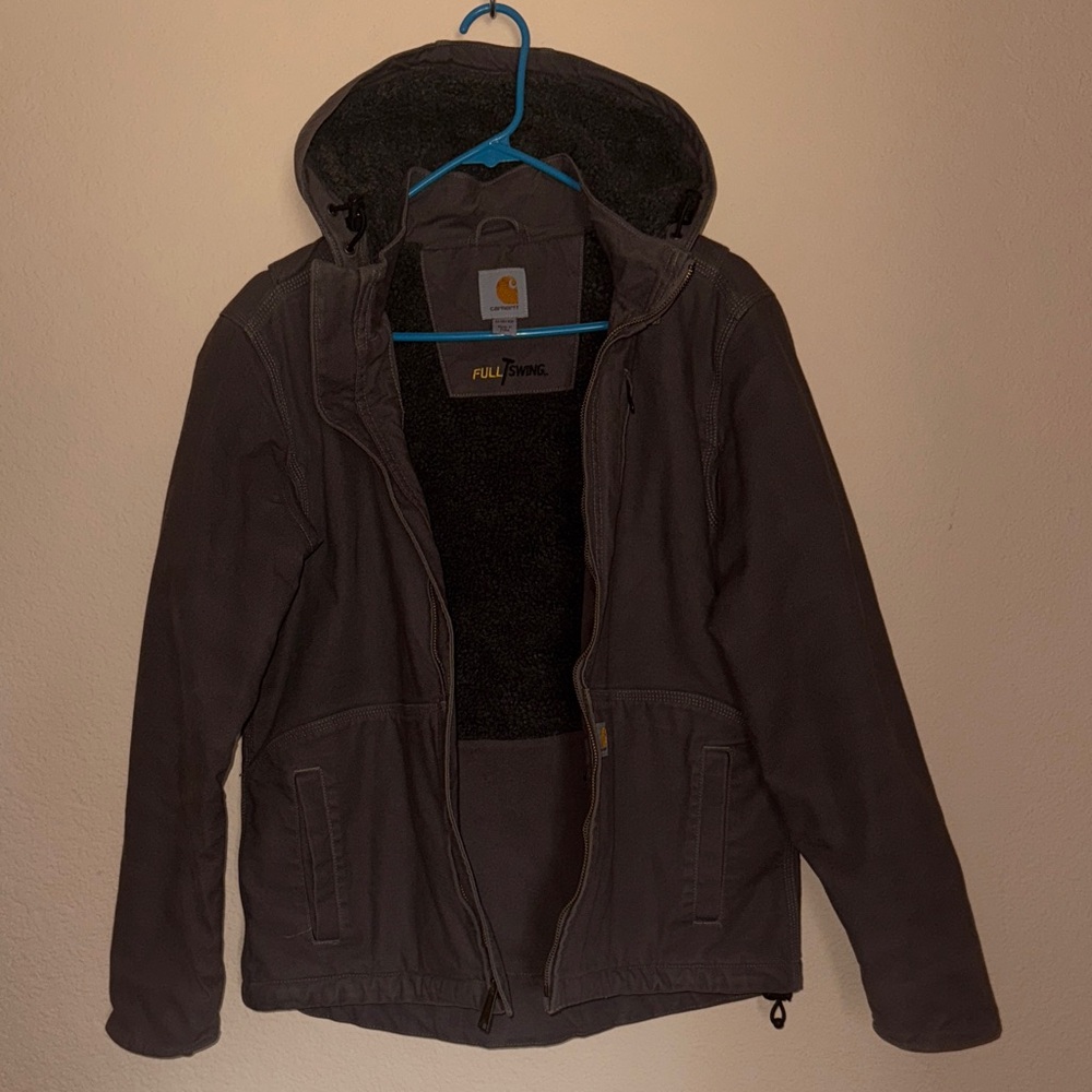 Carhartt Men's Dark Gray Hooded Jacket